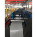 Steel gutter downspout cold roll forming machine